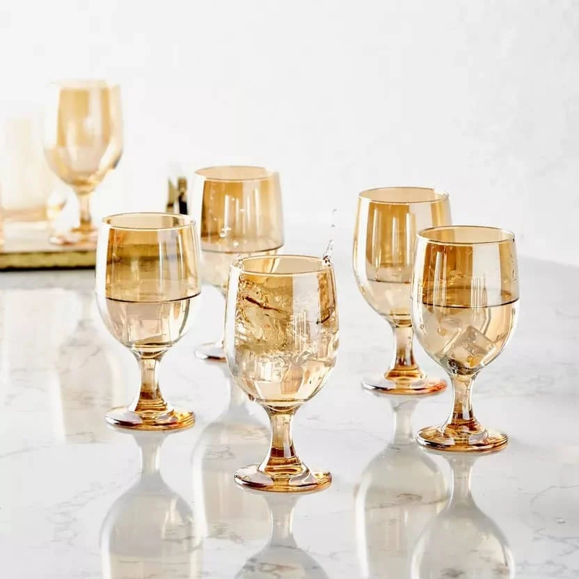 Toffee 6-Piece Glass Set - 340 ml