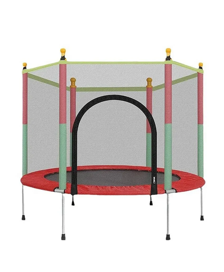 Trampoline with Enclosure and Mesh Wall