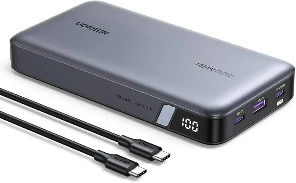 UGREEN Power Bank 25000mAh 145W Laptop Portable Charger with 3-Port Output USB C Fast Charging