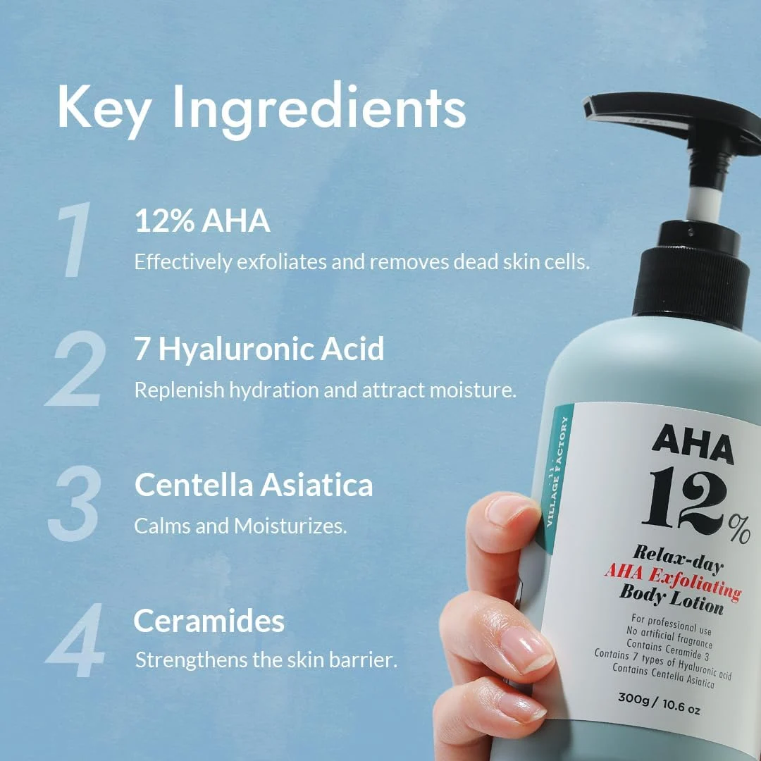 Relax Day AHA Exfoliation Body Lotion (300g) - Image 3