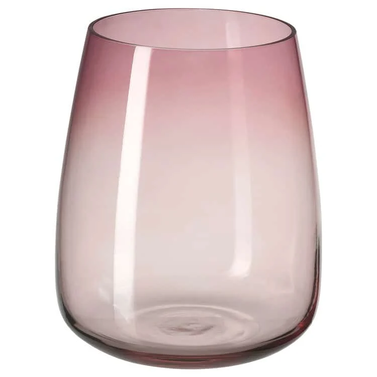 BERÄKNA Vase, dark pink, 18 cm