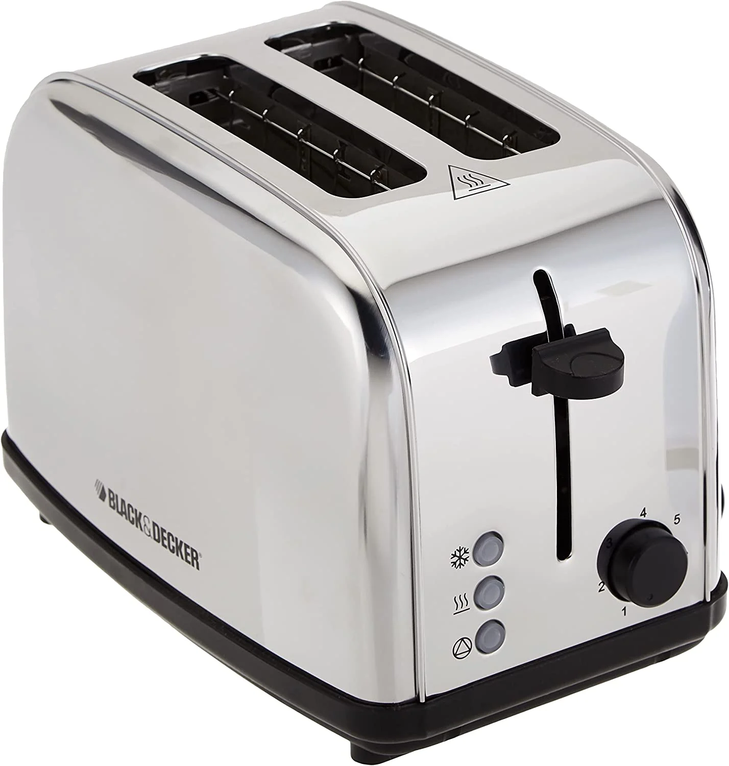 BLACK+DECKER 1050W Toaster 2 Slice 7 Stage