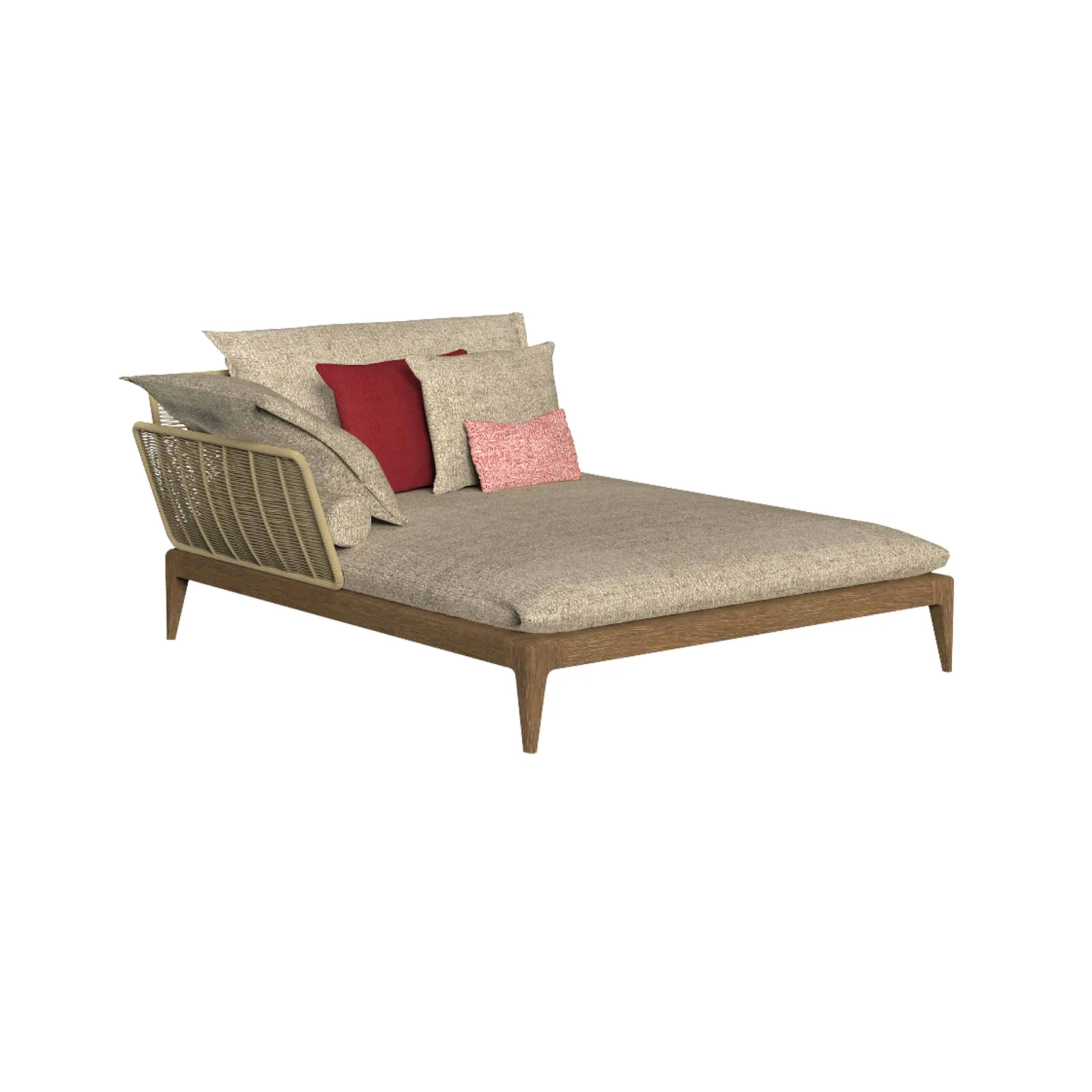 Cruise Teak Icon Outdoor Right Modular Sofa