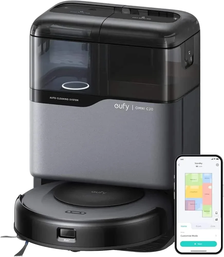 eufy Robot Vacuum Omni C20 with All-in-One Station