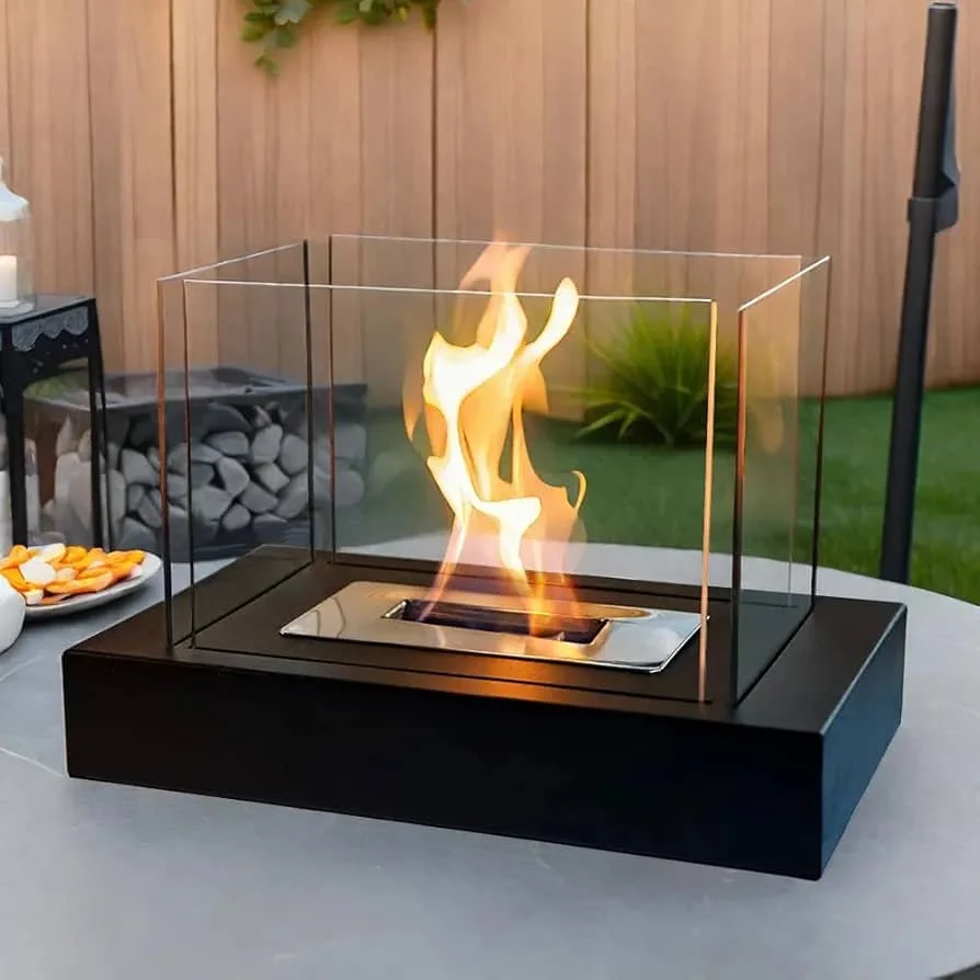JHY DESIGN Rectangular Tabletop Fire Bowl Pot - Image 7