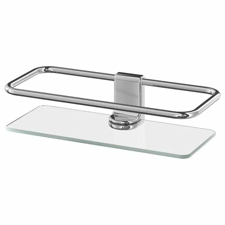 Shower shelf, chrome-plated, 24x6 cm