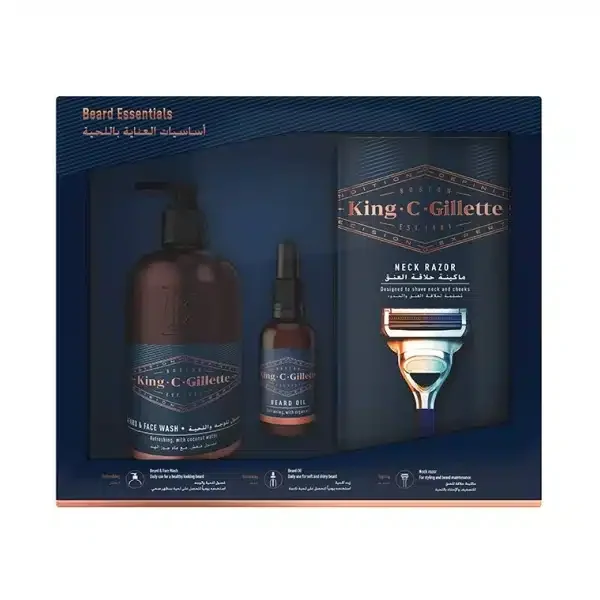Gillette King C Beard Essential Pack Set