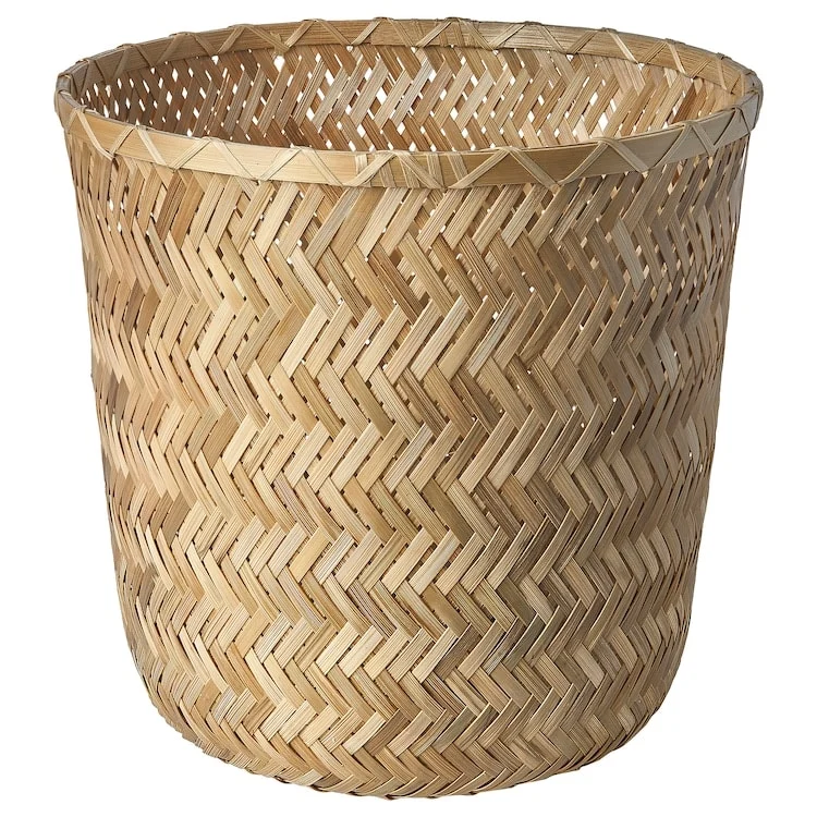 Plant pot, handmade bamboo