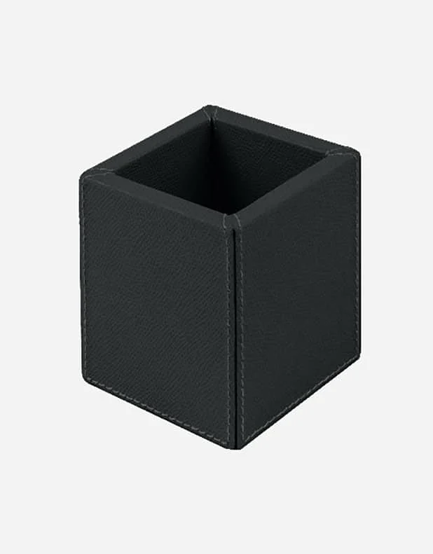 Leather Square Pen Holder