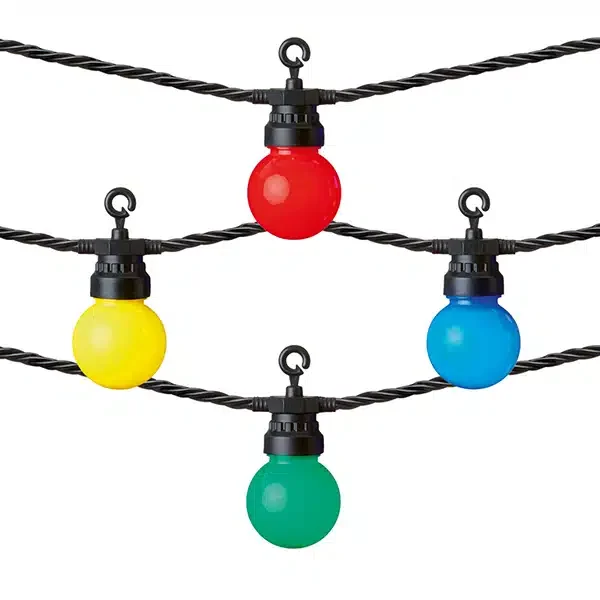 Battery Operated Multicolored 10 LED Party Lights