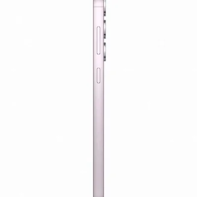 Side view showing camera bezel in Misty Lilac colour