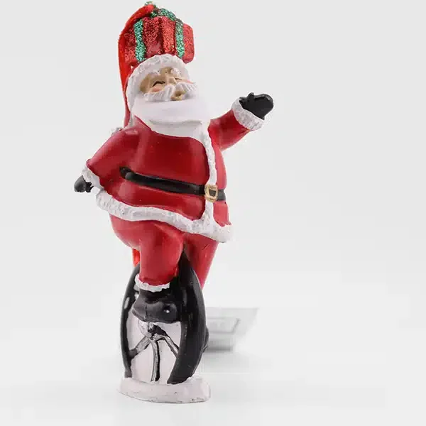 Santa on Wheels Hanging Ornament