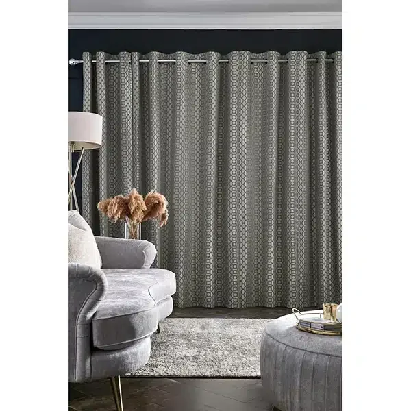 2 Silver Grey Women Geometric Unlined Eyelet