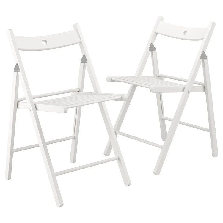 Folding chair, white