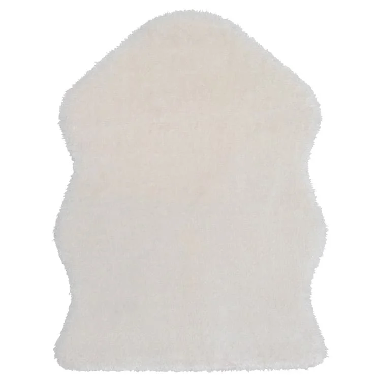 Rug, white, 1 ' 10 "x2 ' 9 "