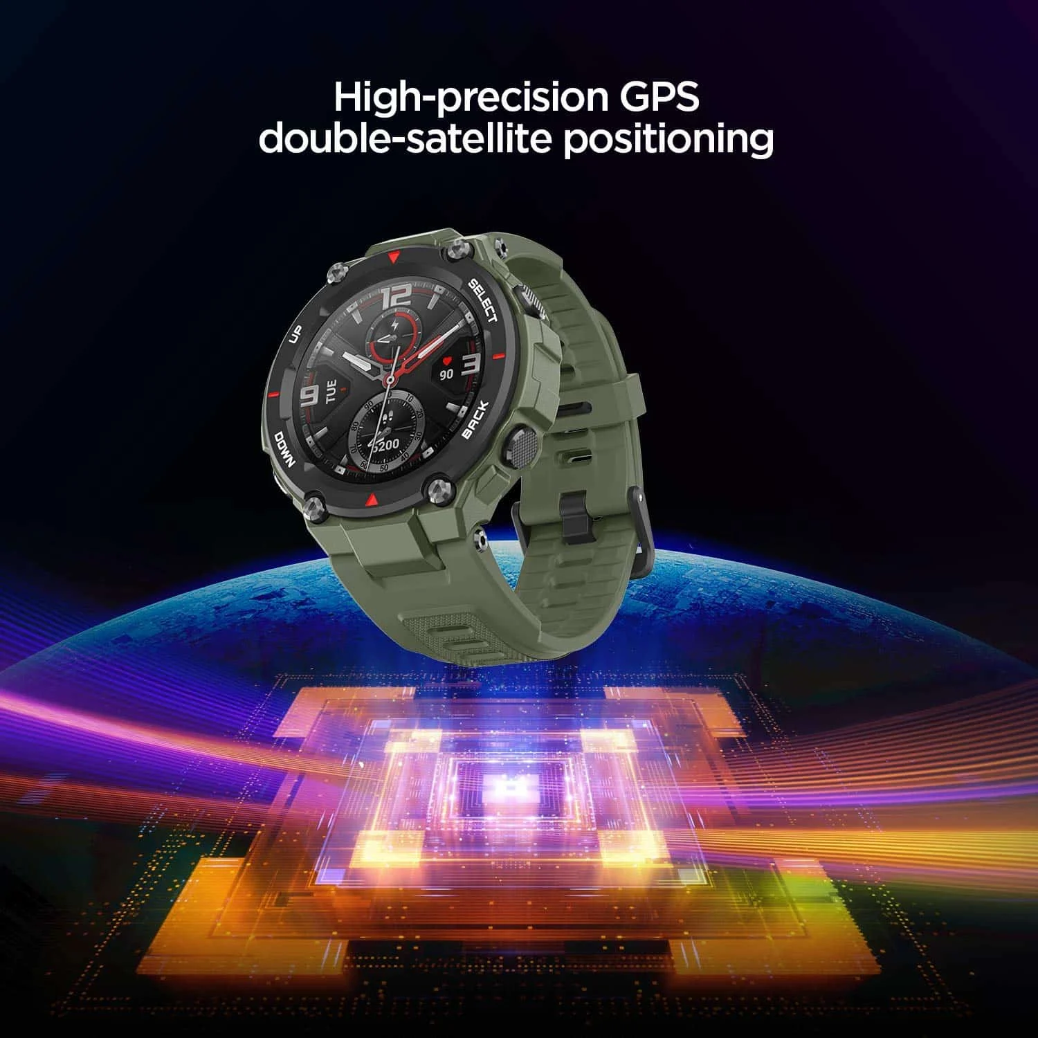 Amazfit T-Rex Smart Watch - Army Green - Image 4